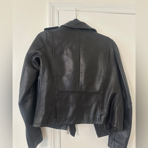 Zara genuine leather motorcycle jacket - Picture 5 of 7